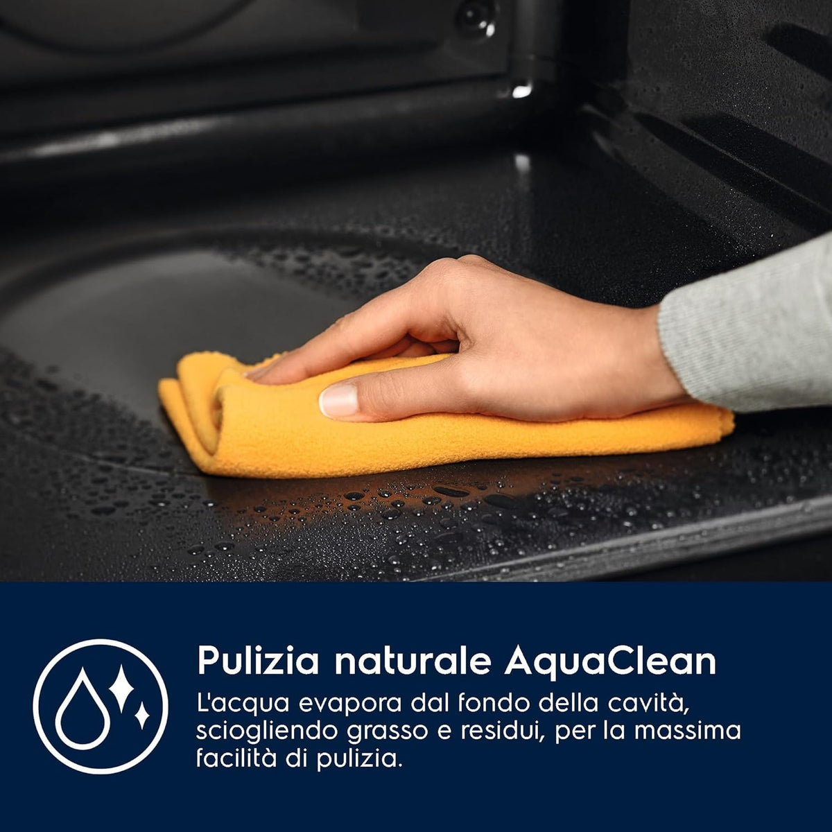 Electrolux Serie 600 Forno Elettrico da Incasso a Vapore Multifunzione, Capacità 72 L, EOD5H40X, Classe A, Ventilato Cottura e Pulizia a Vapore Potenza, 589x596x569 mm, Acciaio Inox