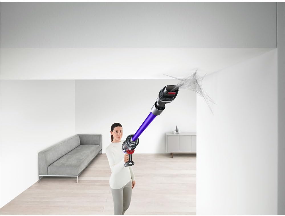 Dyson V11™ Advanced aspirapolvere senza filo, 200 Airwatt, autonomia 60 minuti, tecnologia anti-groviglio, aspirapolvere per pavimenti e portatile (Nichel/Viola)