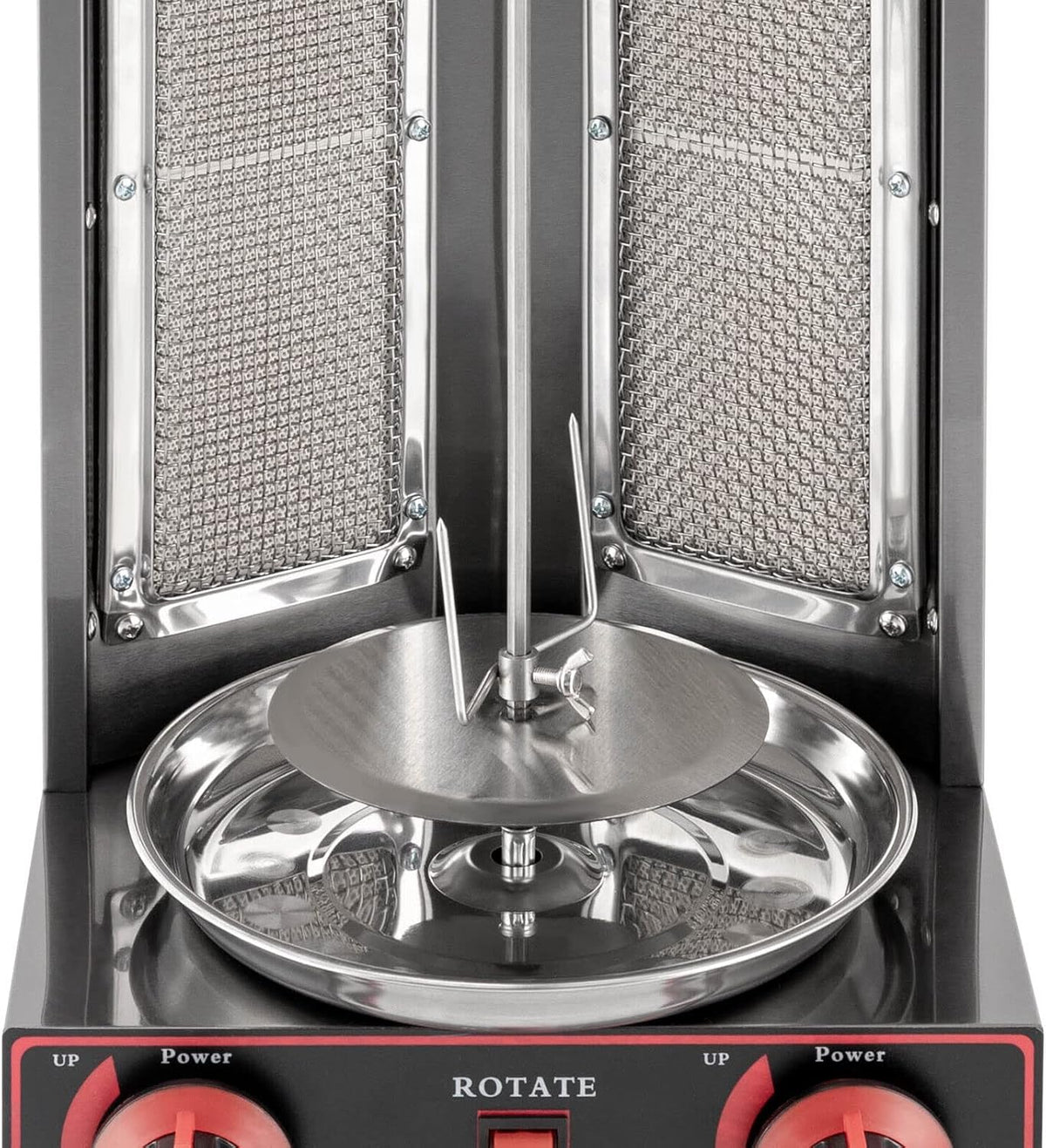 DönerGrill a gas Kebab Machine, Macchina elettrica GPL Kebab Vertical Gyrosgrill Grill Grill con interruttore di regolazione della temperatura 3000 W 220 V