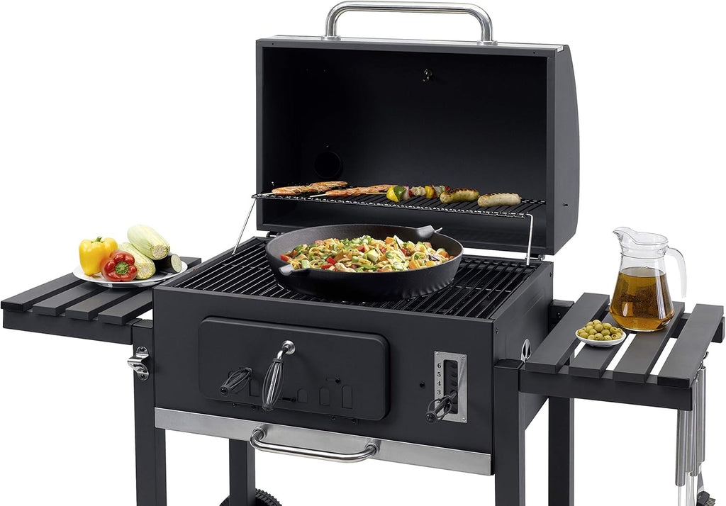 Tepro Toronto XXL 2019 - Carrello per barbecue, in acciaio INOX, colore: Antracite, 90 cm