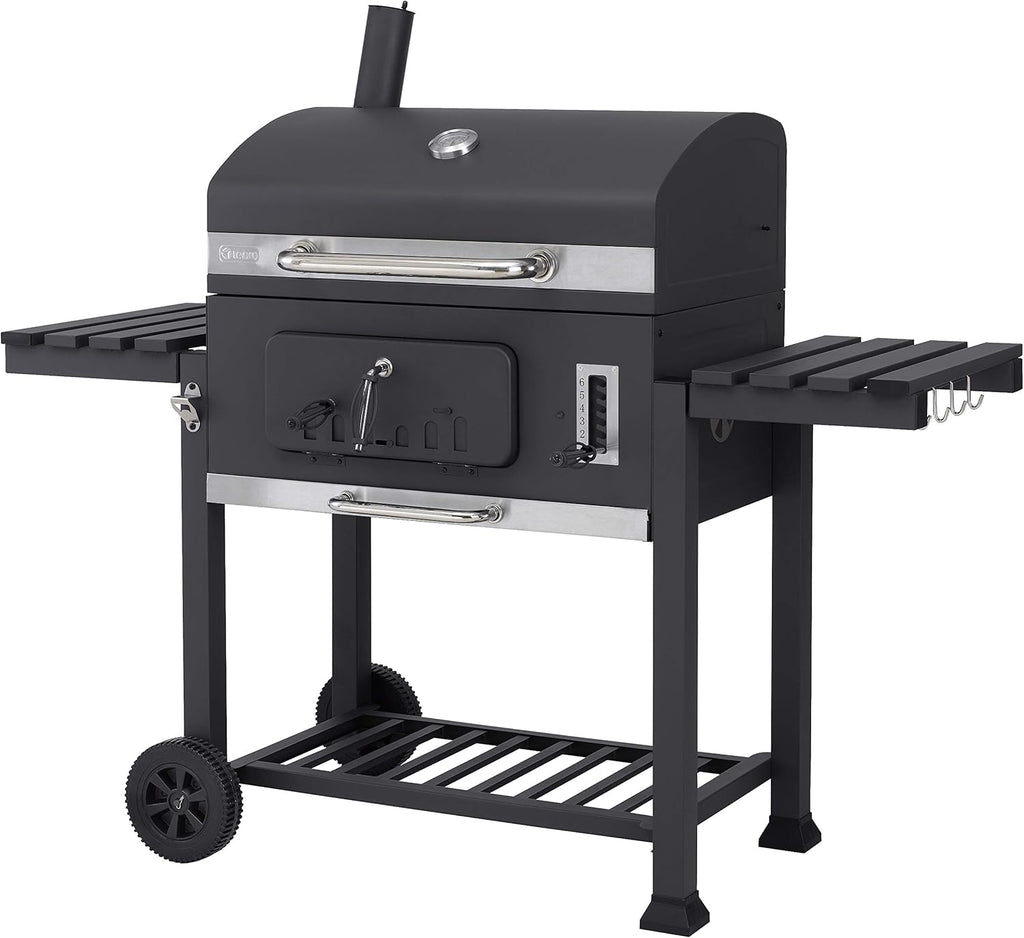 Tepro Toronto XXL 2019 - Carrello per barbecue, in acciaio INOX, colore: Antracite, 90 cm