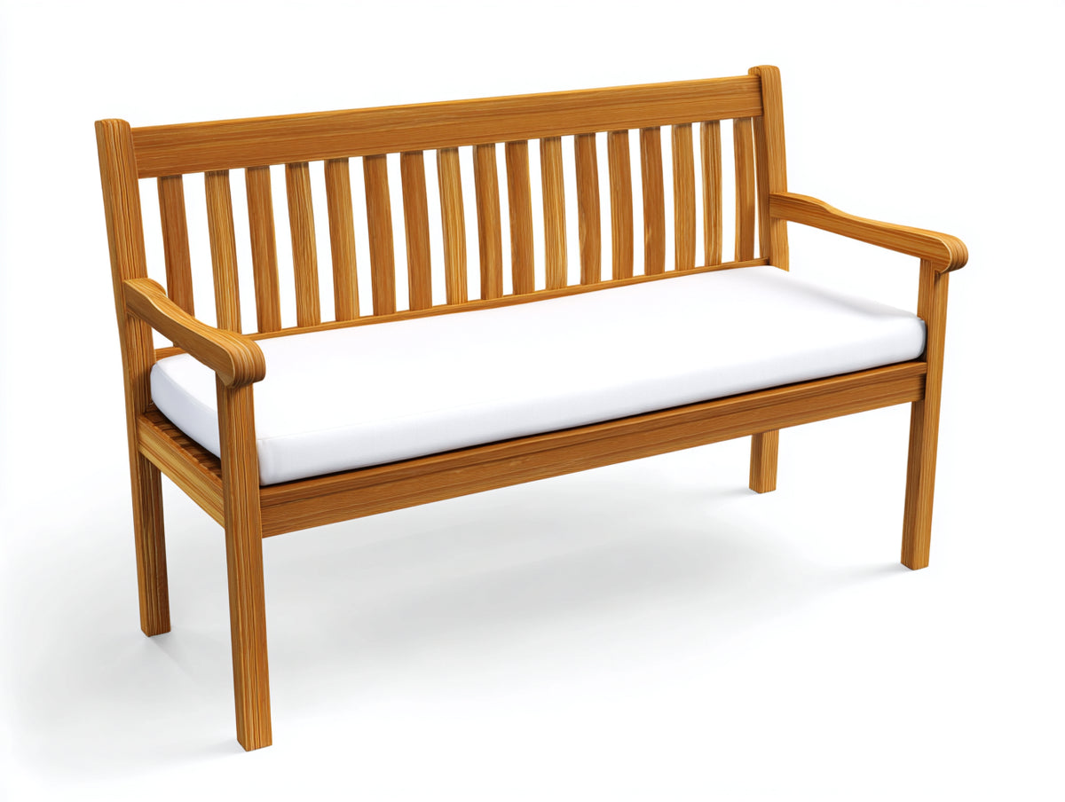 Panche da giardino - legno - 135x63x87 cm - naturale - stile classico