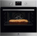 Electrolux Serie 500 EOF4P46X, Forno da Incasso Multifunzione, Capacità 72 L, Classe A+, SurroundCook, Pulizia Pirolitica, 589x594x569 mm, Acciaio Inox Antimpronta