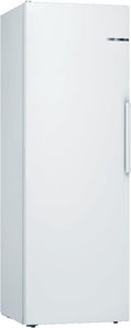 Bosch KSV33VWEP Series 4 Freestanding Single Door Refrigerator, Removable Shelf for Food Stored at the bottom, LED Light, Intensive Cooling Function, White, 176 x 60 cm
