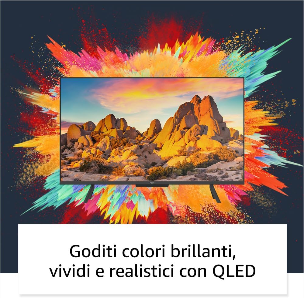 Ti presentiamo Amazon Fire TV Serie Omni QLED | Smart TV 4K UHD, Dolby Vision IQ, comandi vocali con Alexa, 43“