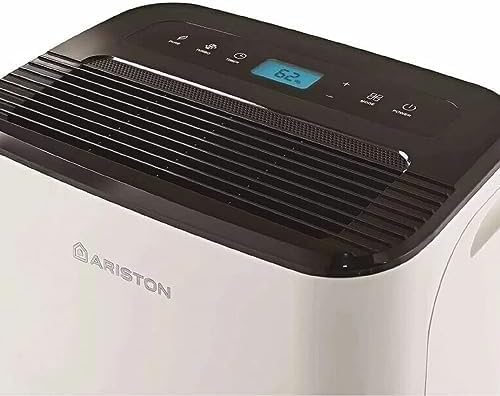 Ariston DEOS 21S Wifi - Deumidificatore Casa Muffa Portatile 21L/24h Adatto per Bagno e Ambienti Fino a 45-50㎡ Piccolo e Assorbi Umidità ‎35x25x51 con Filtro Hepa e Modalità Pure, Consumo Massimo 360w