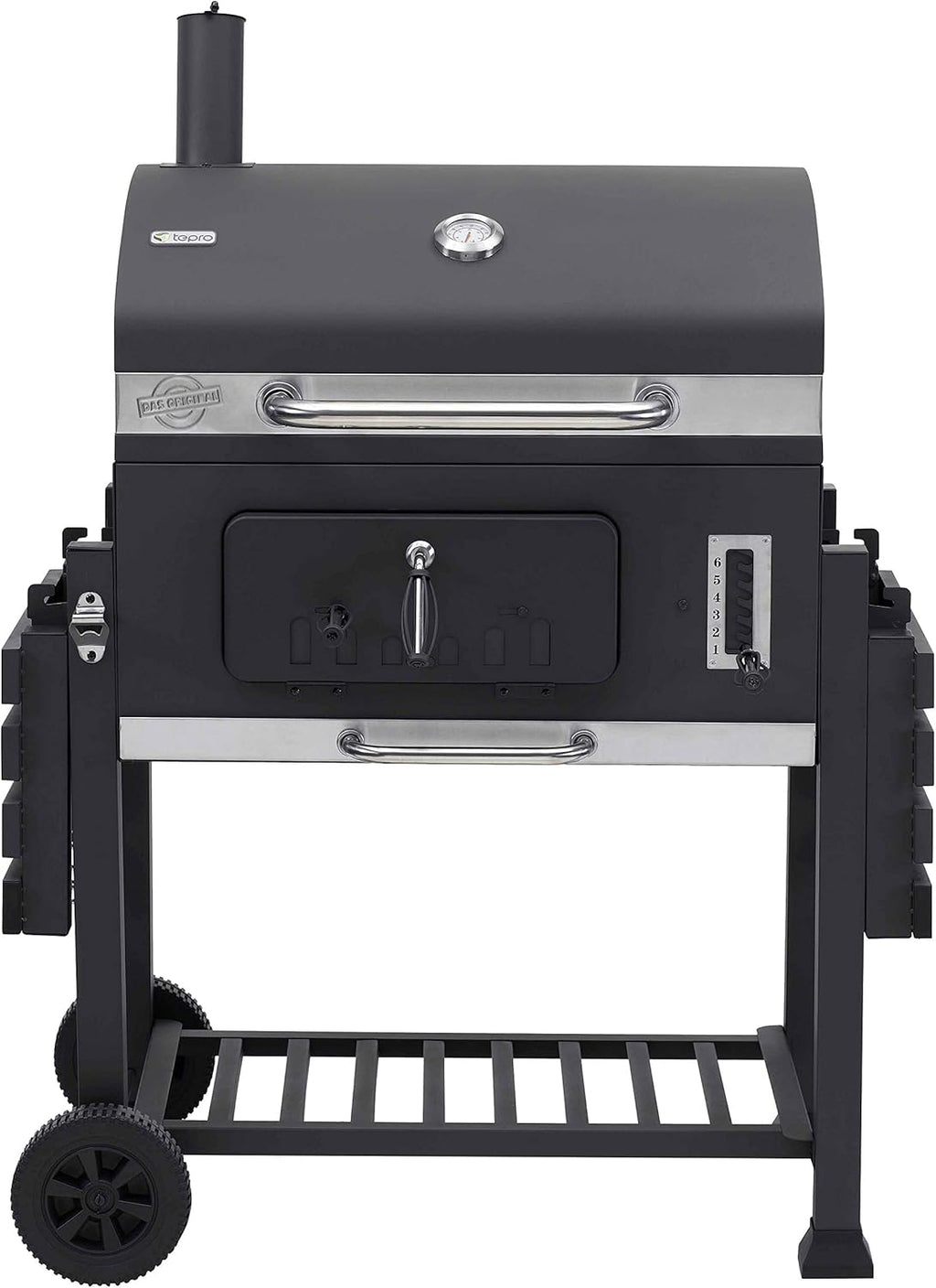 Tepro Toronto XXL 2019 - Carrello per barbecue, in acciaio INOX, colore: Antracite, 90 cm