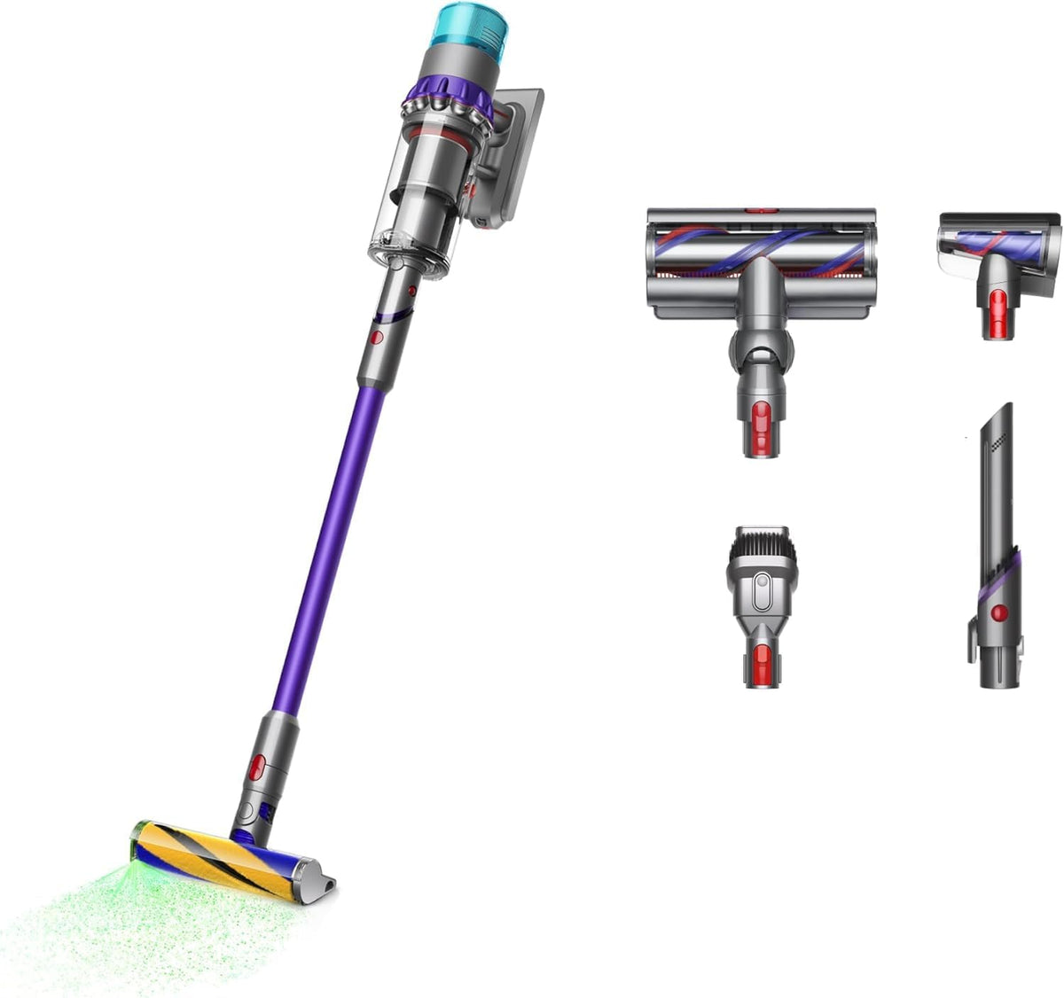 Dyson Gen5detect Aspirapolvere senza fili Nichel/Viola