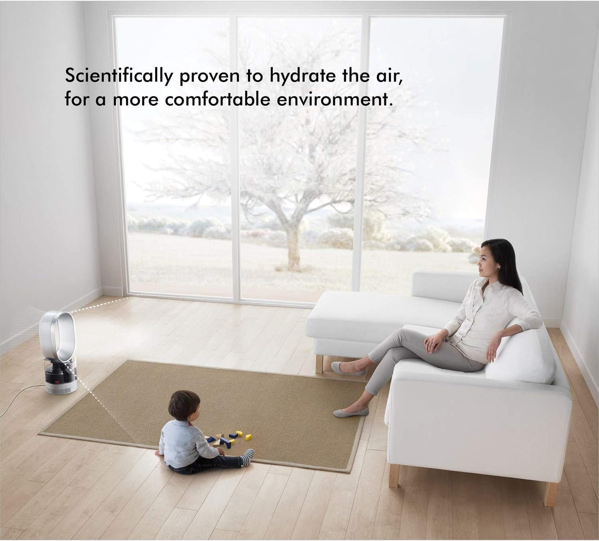 Dyson AM10 Umidificatore e fan, White/Silver by Dyson