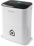 Ariston DEOS 21S Wifi - Deumidificatore Casa Muffa Portatile 21L/24h Adatto per Bagno e Ambienti Fino a 45-50㎡ Piccolo e Assorbi Umidità ‎35x25x51 con Filtro Hepa e Modalità Pure, Consumo Massimo 360w
