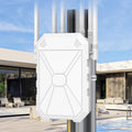 AX1800 Ripetitore WiFi Potente Esterno, 5GHz e 2,4GHz Amplificatore Wifi Con 6 Antenne, WiFi Extender, Resistente Agli Agenti Atmosferici IP67, Passivo PoE, Porta Gigabit Ethernet, Per Cortile