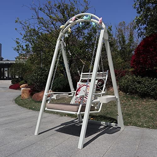 Sedia sospesa per adulti, design triangolare stabile, perfetta per cortile, terrazza, soggiorno interno e balcone relax