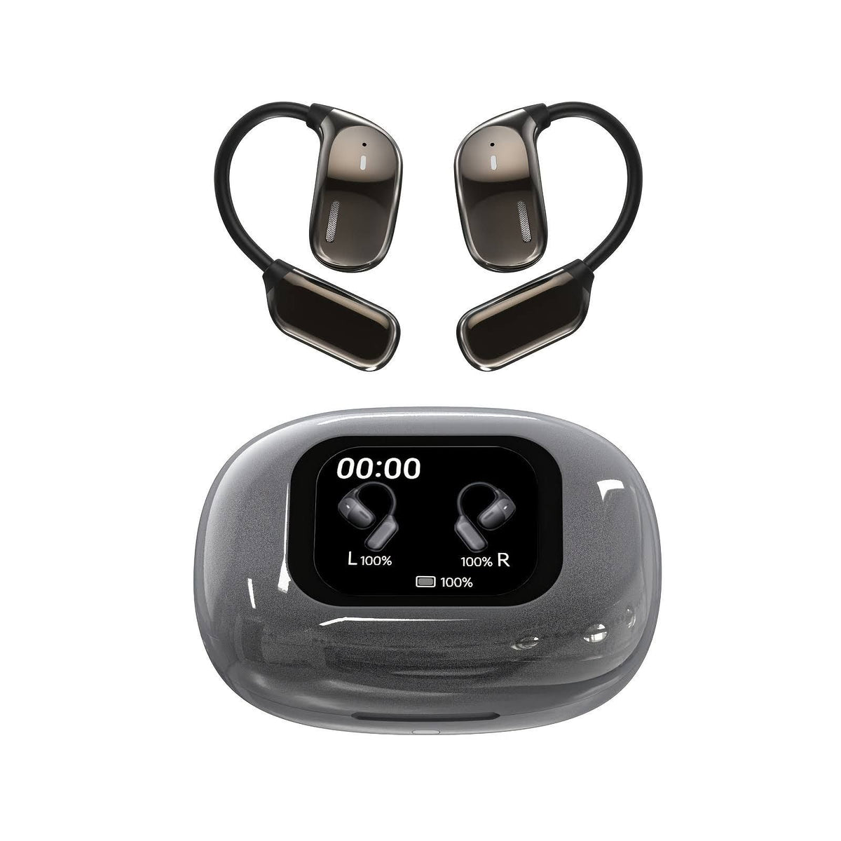 Auricolari Traduttori di Lingue AI : Dispositivo di Traduzione 3-in-1, Cuffie bluetooth con traduttore, Cuffie traduttore, Cuffie traduttore lingue,