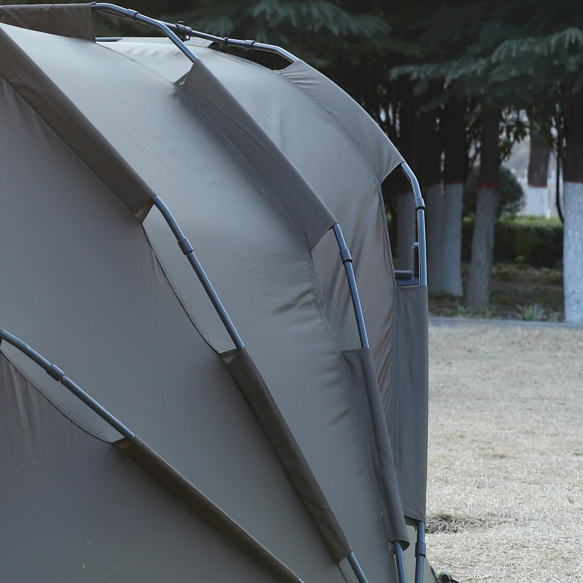 MK-Angelsport Fort Knox - Tenda da pesca per 2 persone, set completo con martello in gomma, tenda a cupola