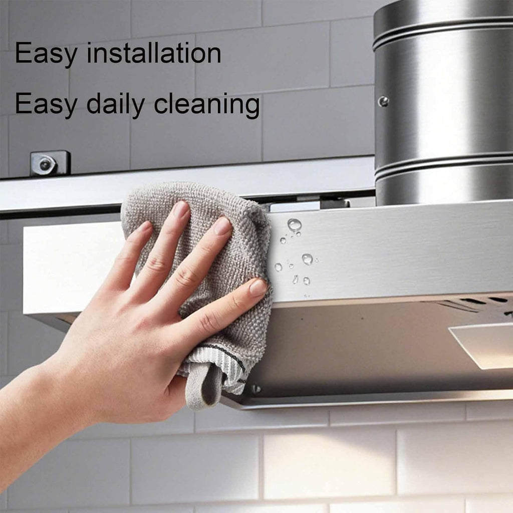 Ventilatore da Bagno in Acciaio Inossidabile da 7 Pollici Multifunzionale ad Alta Potenza per Cappa da Cucina, Facile da Pulire per Hotel, Ristorante, Cucina,7inch