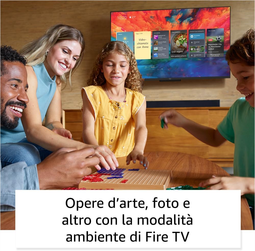 Ti presentiamo Amazon Fire TV Serie Omni QLED | Smart TV 4K UHD, Dolby Vision IQ, comandi vocali con Alexa, 43“