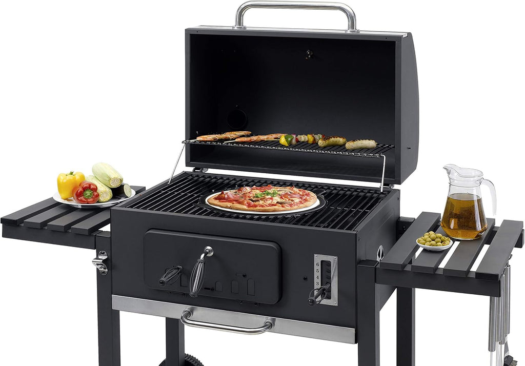 Tepro Toronto XXL 2019 - Carrello per barbecue, in acciaio INOX, colore: Antracite, 90 cm