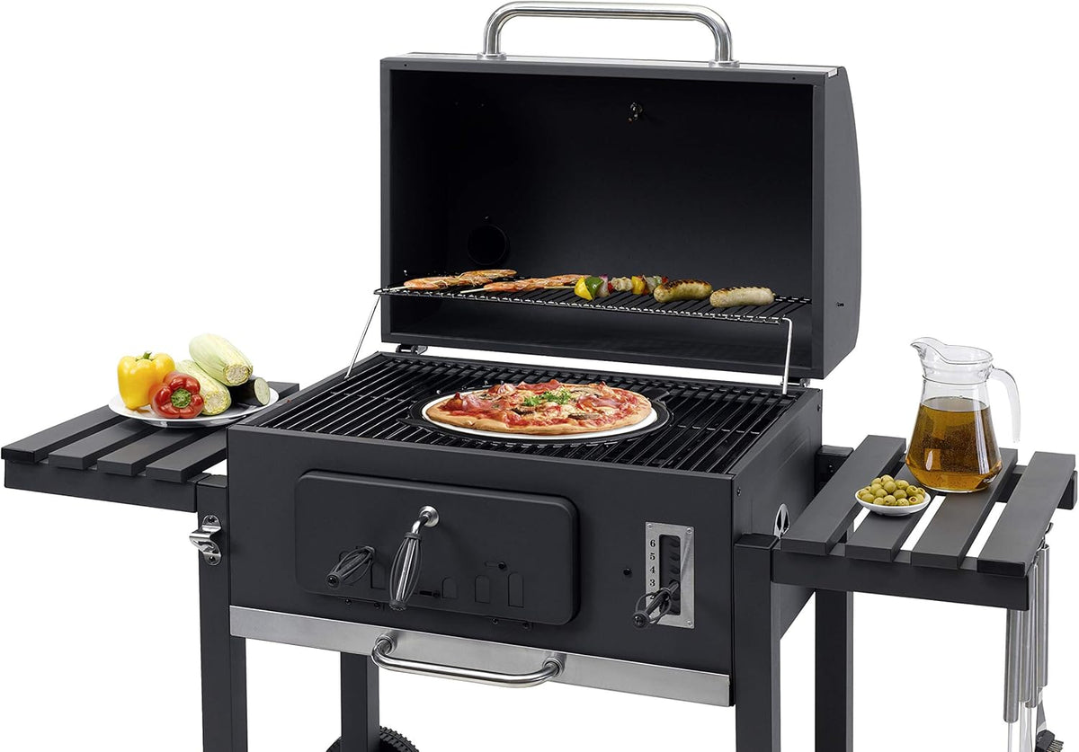 Tepro Toronto XXL 2019 - Carrello per barbecue, in acciaio INOX, colore: Antracite, 90 cm
