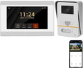 Video Doorbell, Videocitofono for appartamento a 2 fili Touch screen da 7 pollici 1080P Tuya Smart Campanello Talk Record