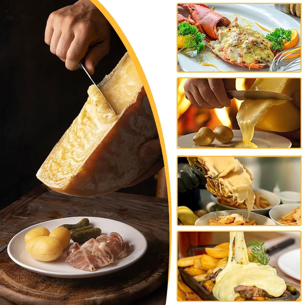 Scioglitore Di Formaggio per Raclette Commerciale, Macchina per Grigliare Il Formaggio Elettrica, Griglia per Raclette a Riscaldamento Rapido, Macchina per Sciogliere Il Formaggio Tradizionale