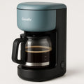 Macchina del Caffè Elettrica 1,5L Nera/Blu