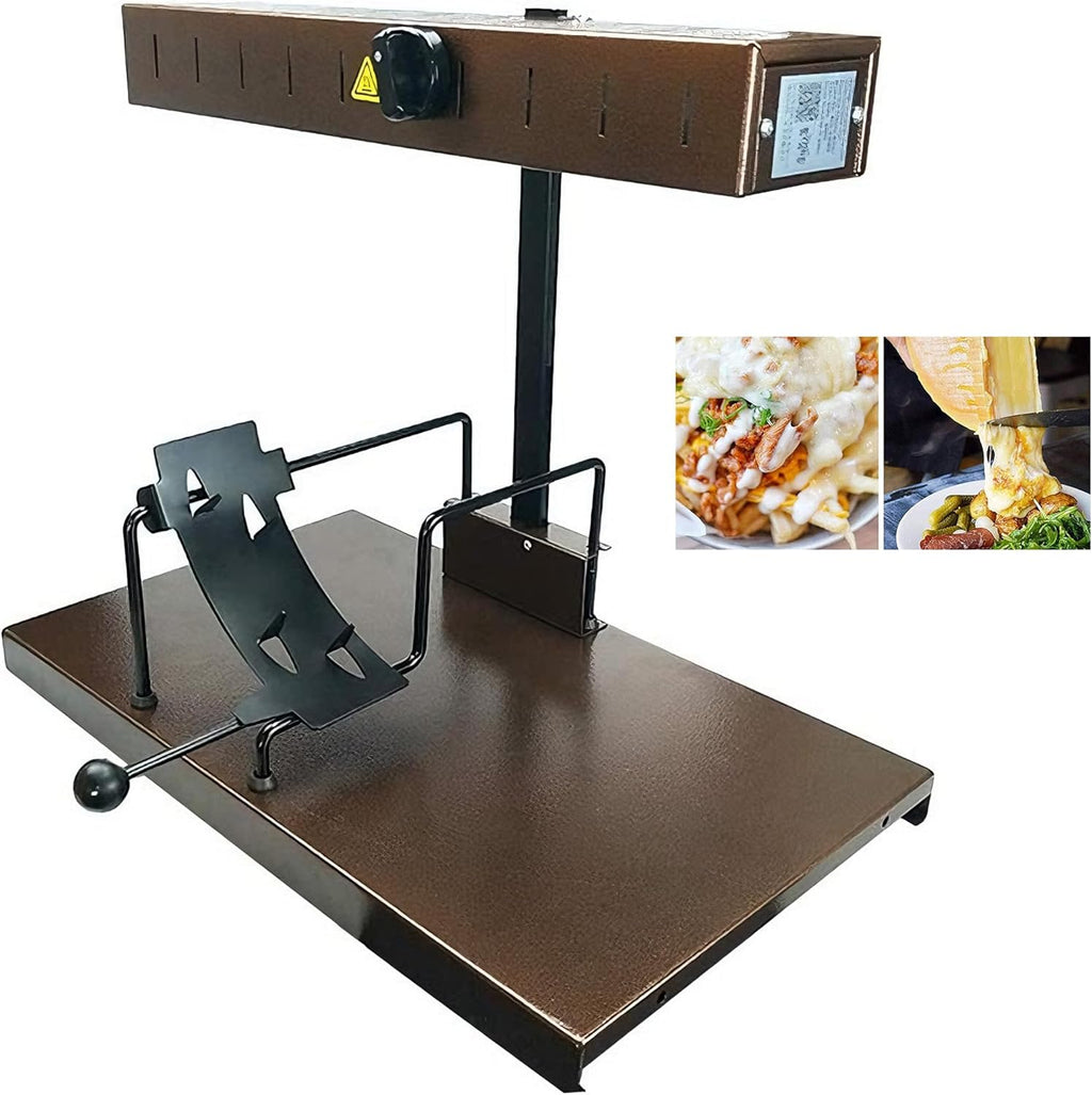 Scioglitore Di Formaggio per Raclette Commerciale, Macchina per Grigliare Il Formaggio Elettrica, Griglia per Raclette a Riscaldamento Rapido, Macchina per Sciogliere Il Formaggio Tradizionale