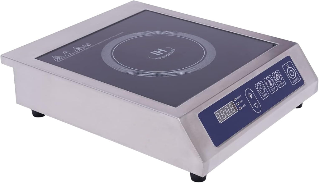Piastra di cottura a induzione, 3500 W, con controllo Touch Control e piastra in cristallo nero 220 V